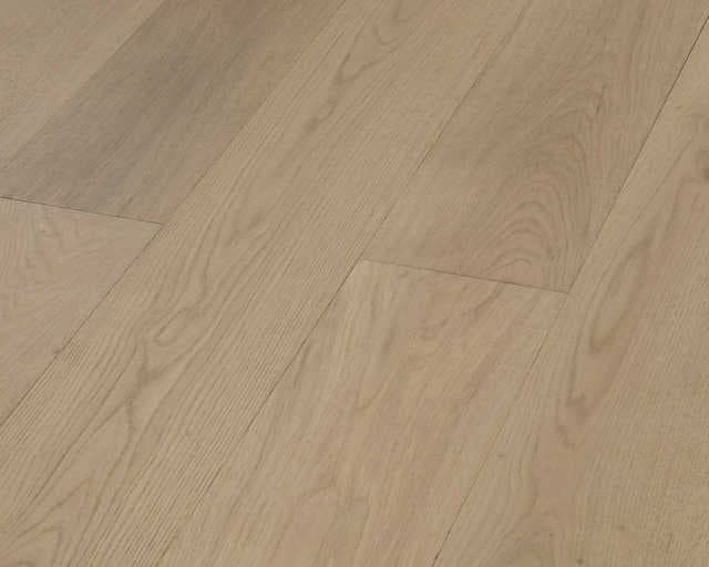 Pale engineered oak flooring with visible grain