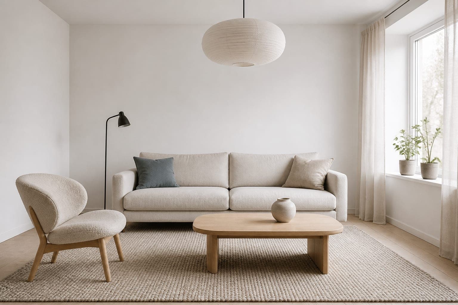 Living room, Scandinavian