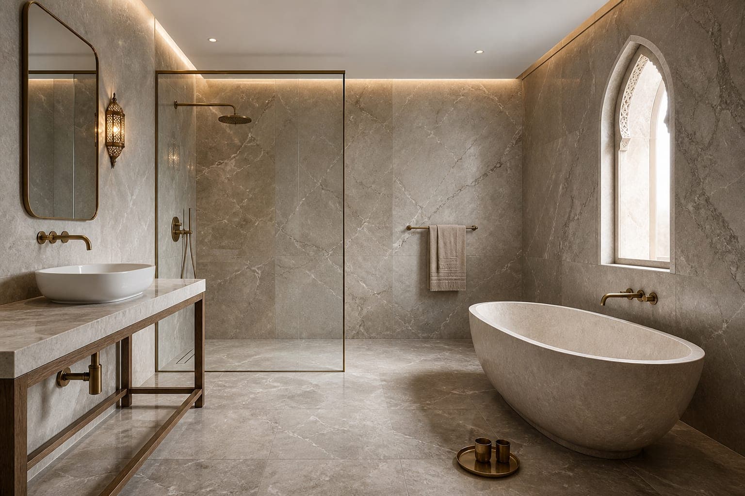 Primary bathroom in Hammam style