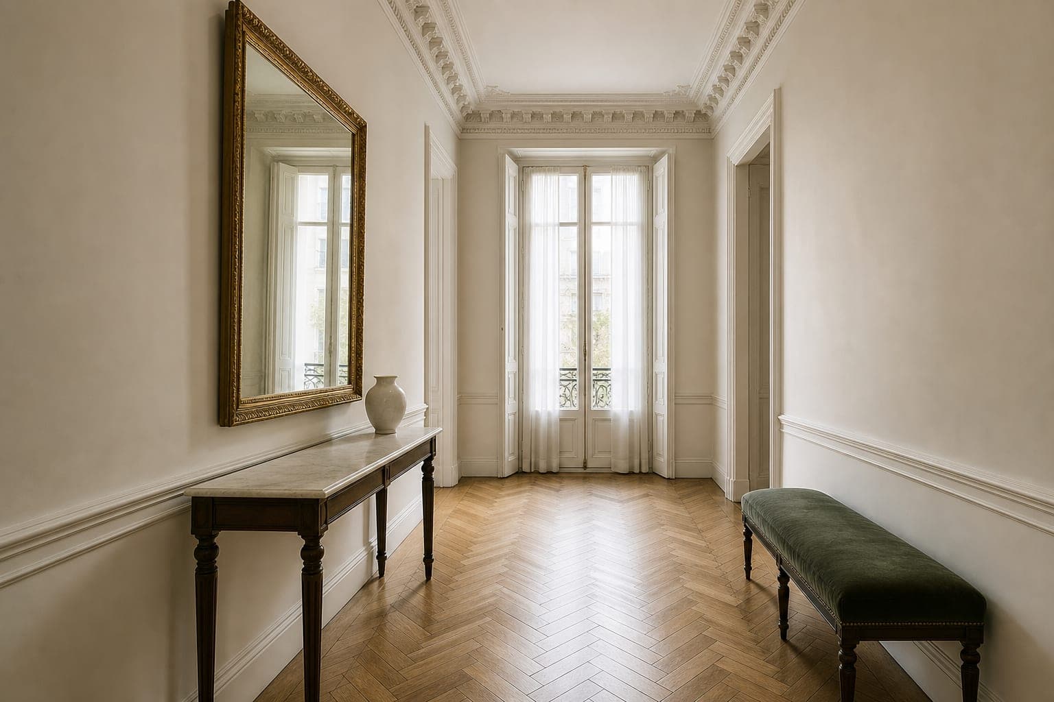 Entry hall in Buenos Aires style