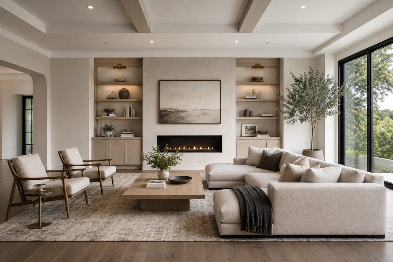 Open-plan living room